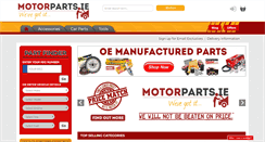 Desktop Screenshot of motorparts.ie